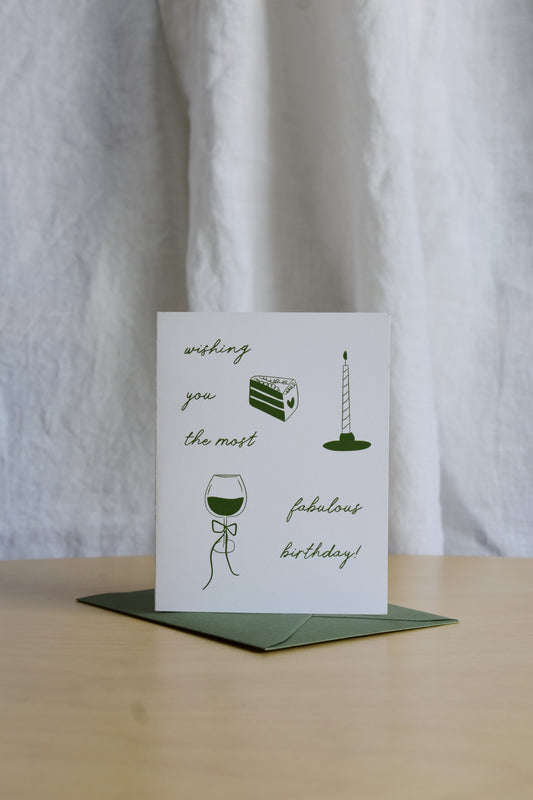 Fabulous Birthday Greeting Card