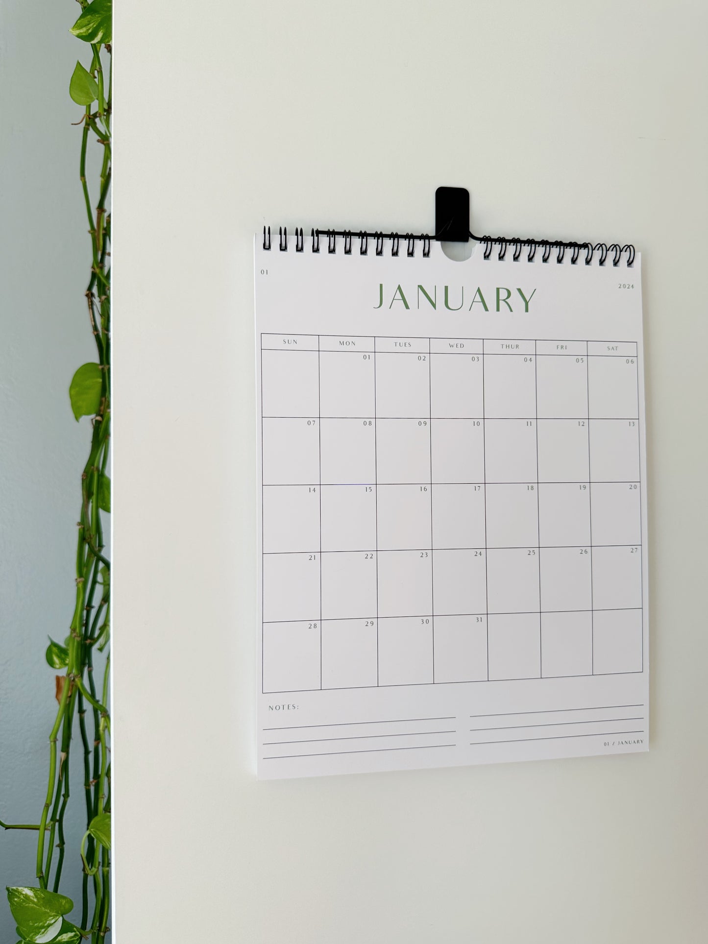 2025 Wall Hanging Calendar