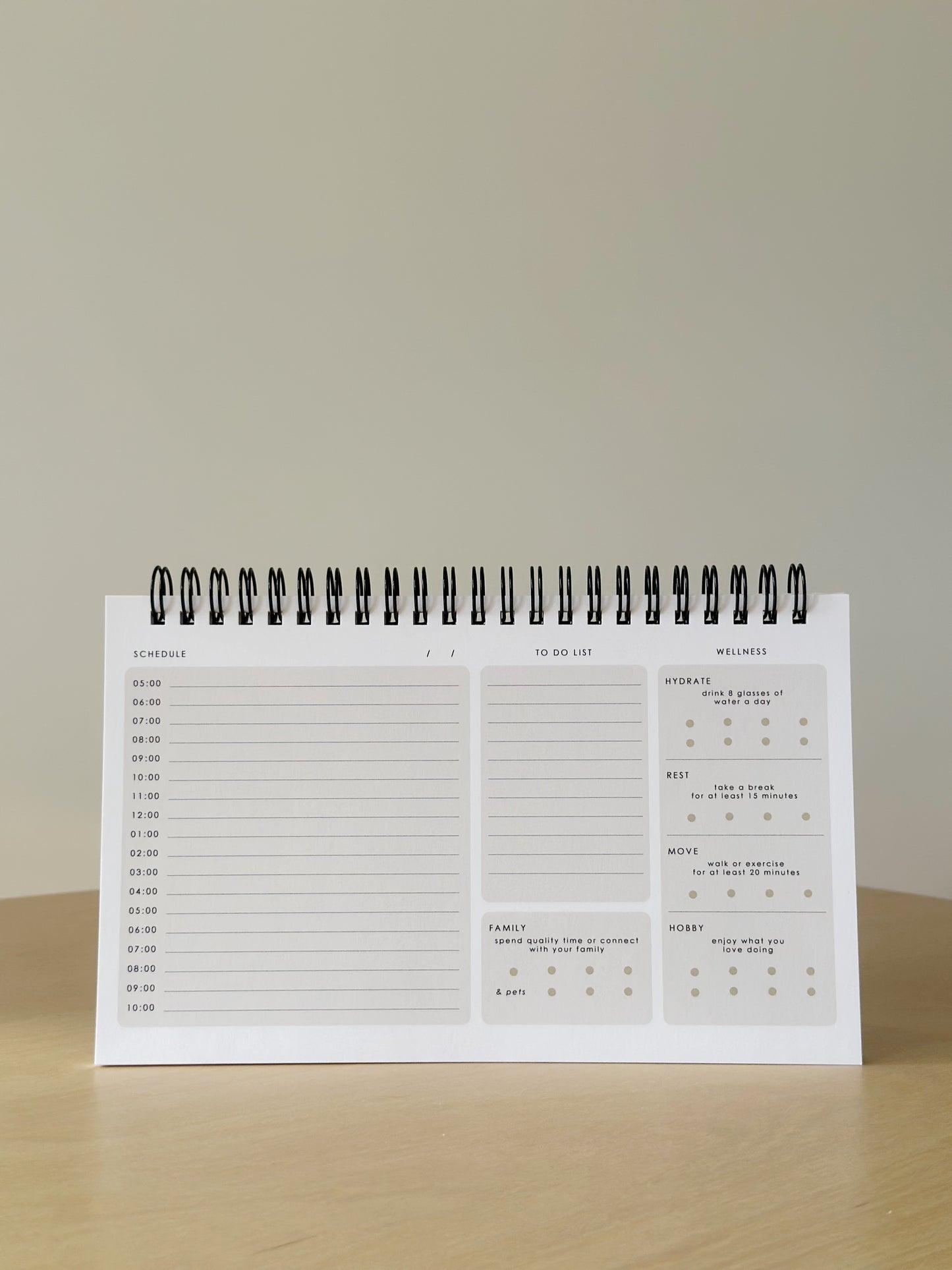 Mist Daily Planner