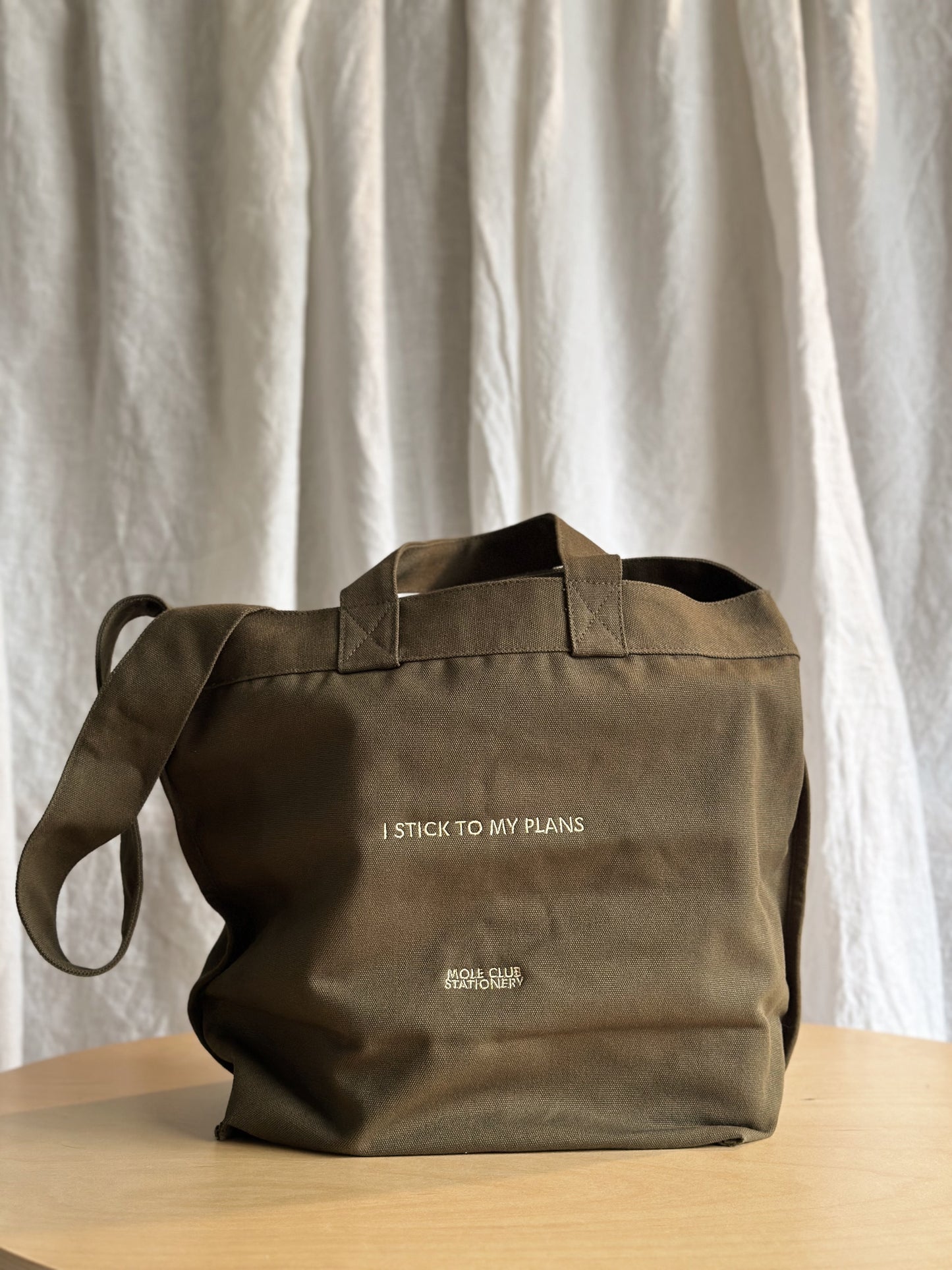 I STICK TO MY PLANS BAG (SAMPLE SALE)