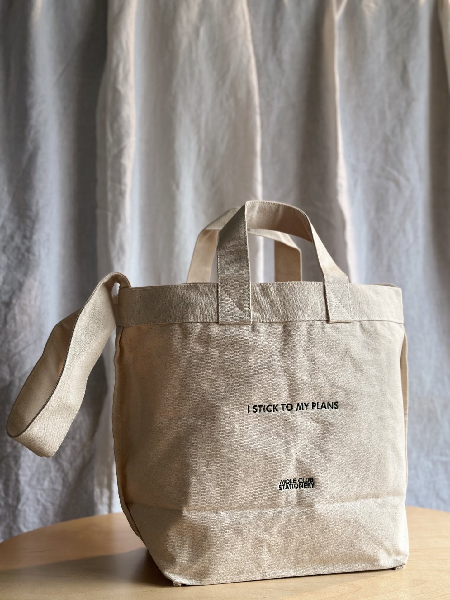 I STICK TO MY PLANS BAG