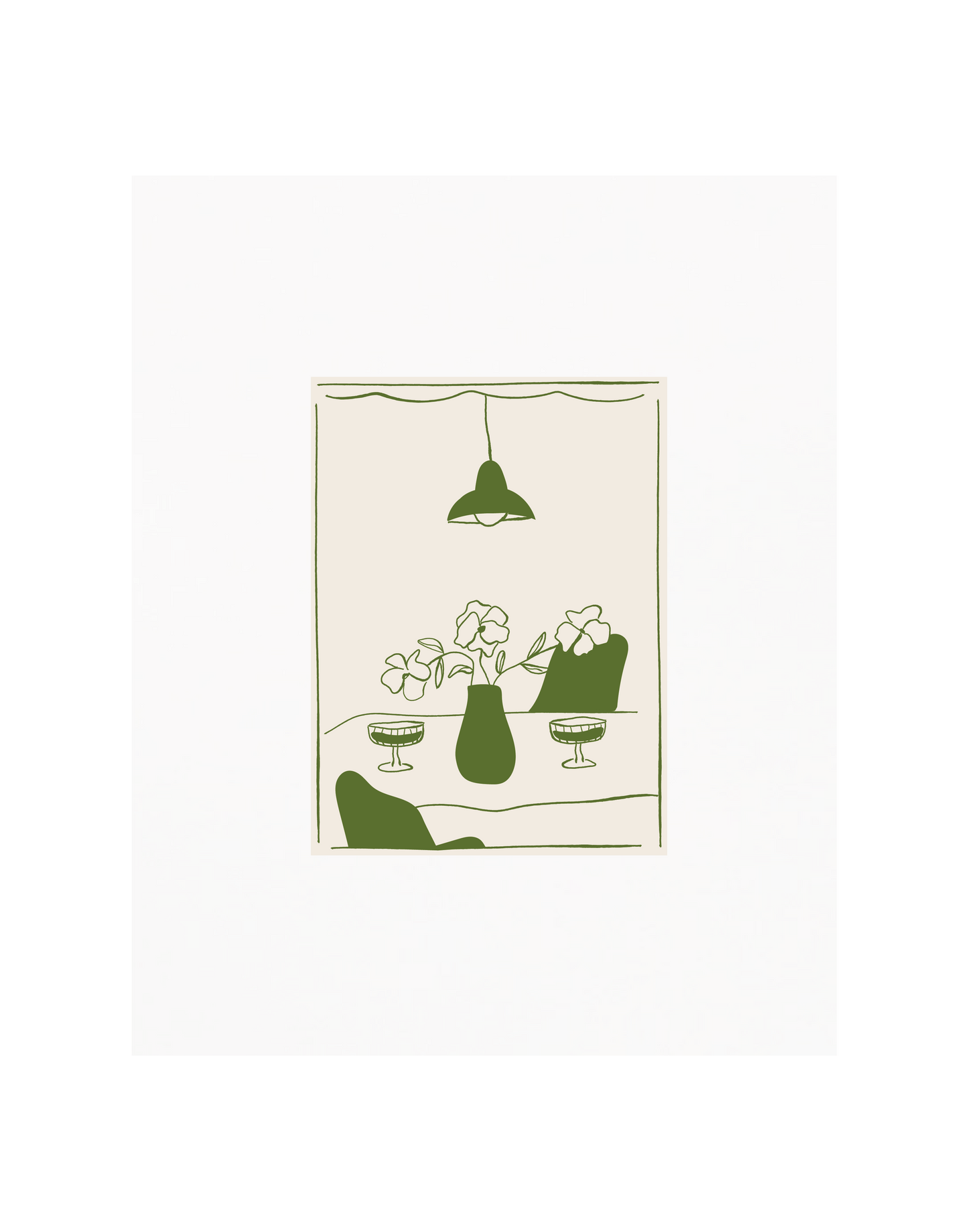 Dining Table Art Print