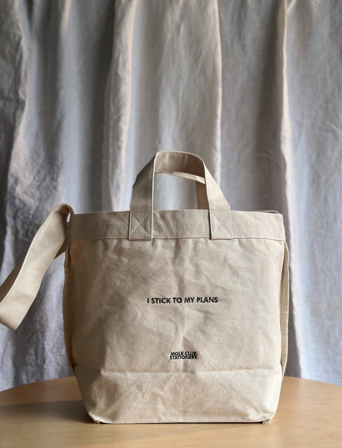 I STICK TO MY PLANS BAG