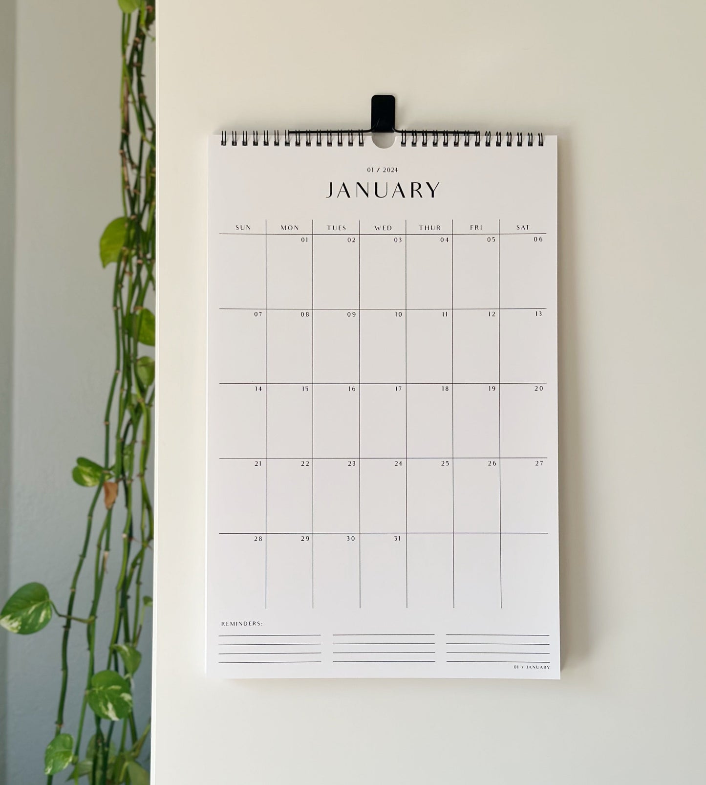 2025 Large Hanging Calendar