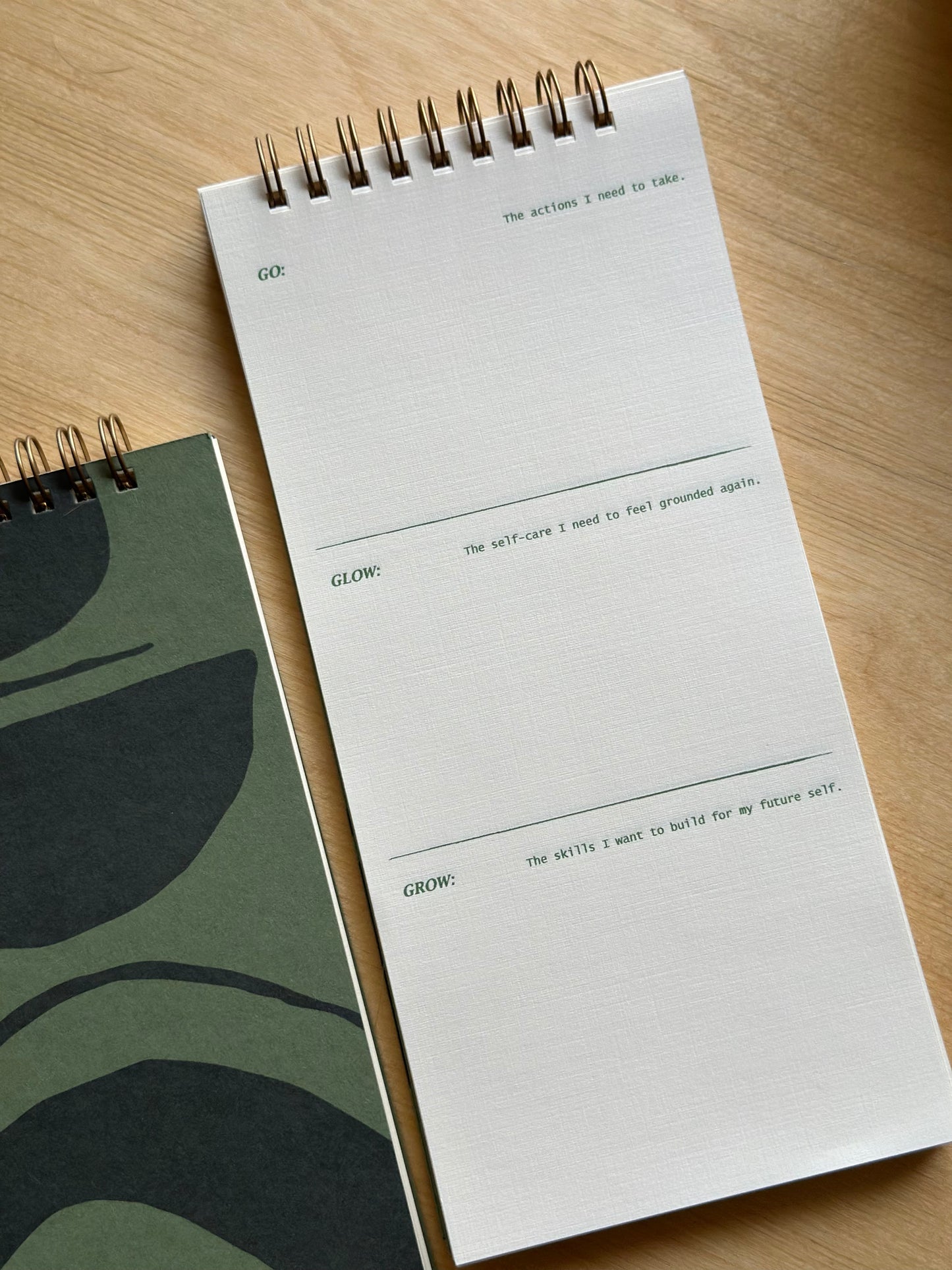 Go, Glow, Grow Notebook