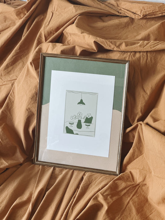 Dining Table Art Print