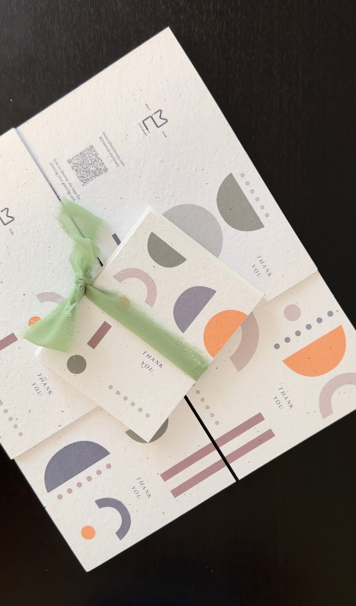 Geometric Thank You Cards