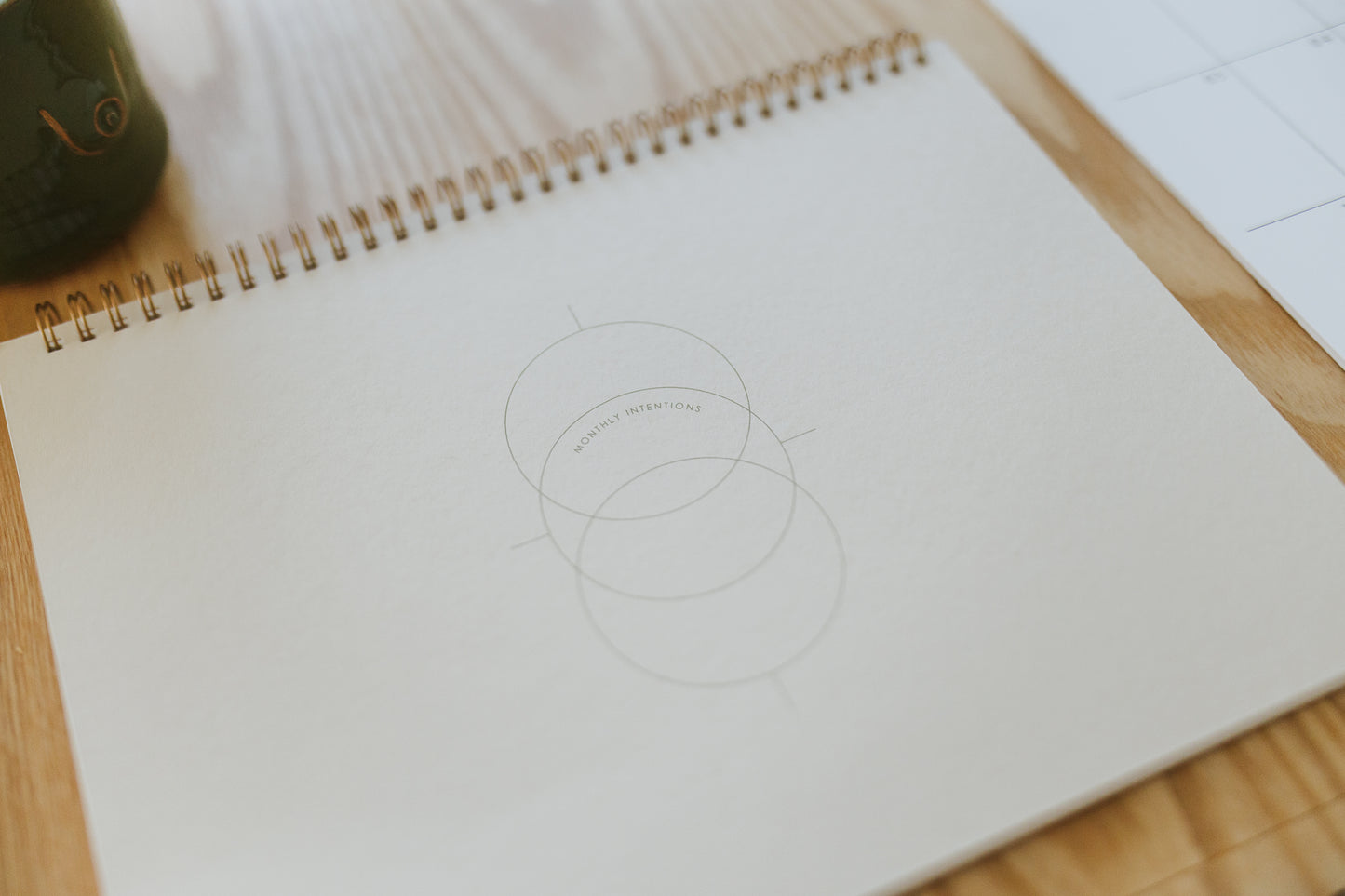 Monthly Intentions Planner - Undated