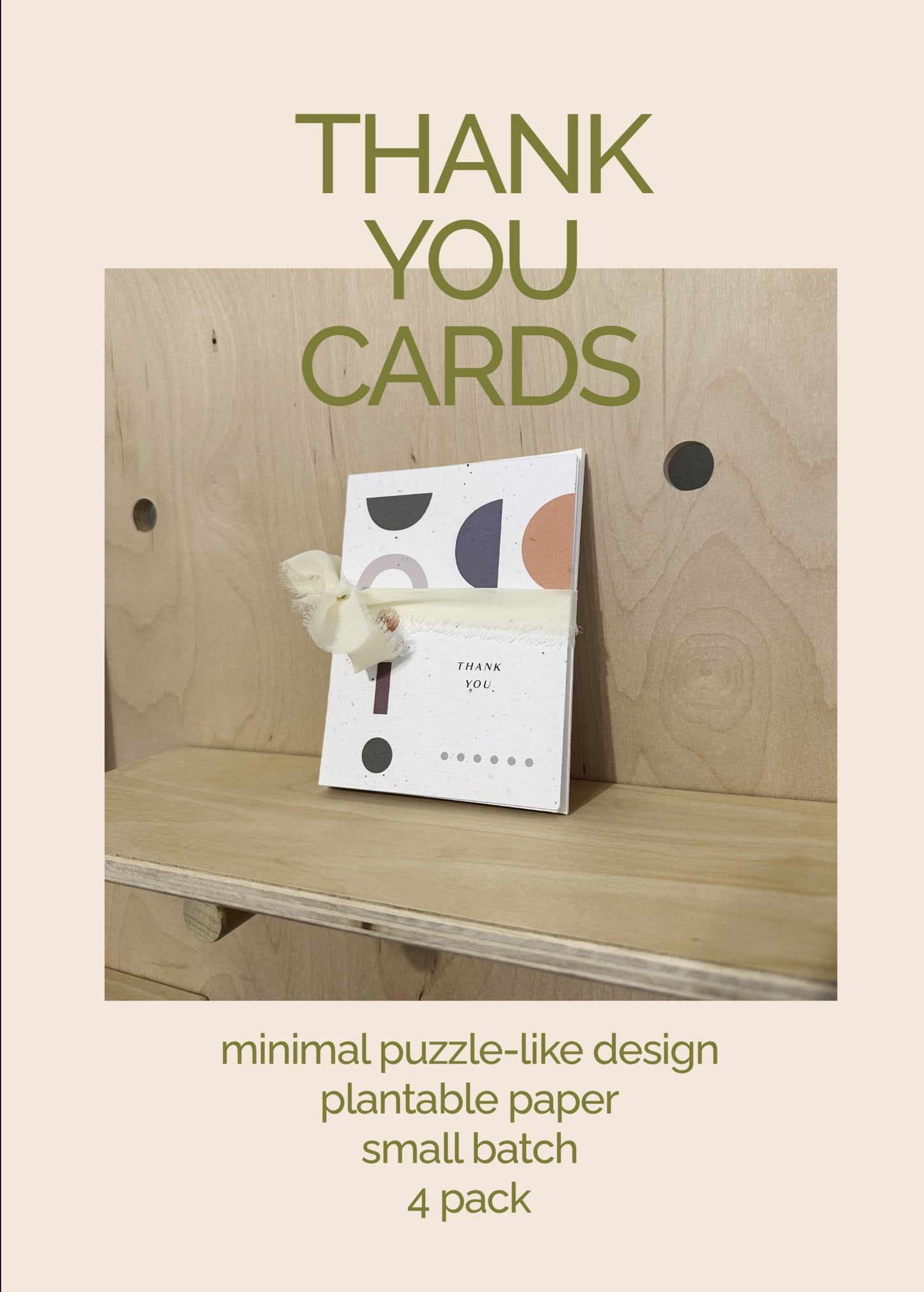 Geometric Thank You Cards