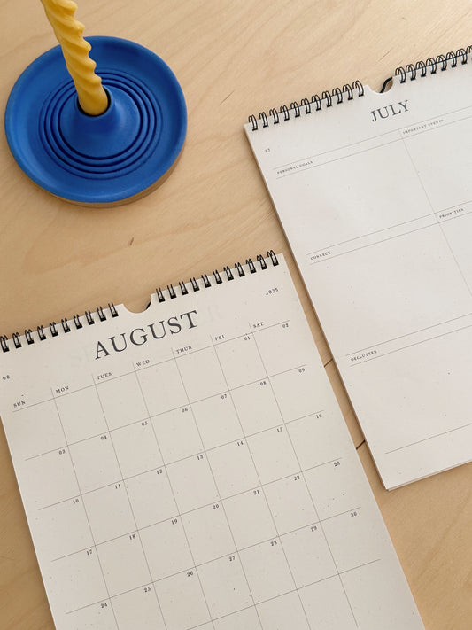 2025 -2026 Intentional Wall Hanging Calendar
