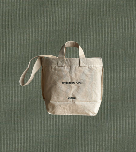 I STICK TO MY PLANS BAG