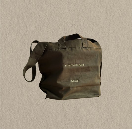 I STICK TO MY PLANS BAG (SAMPLE SALE)