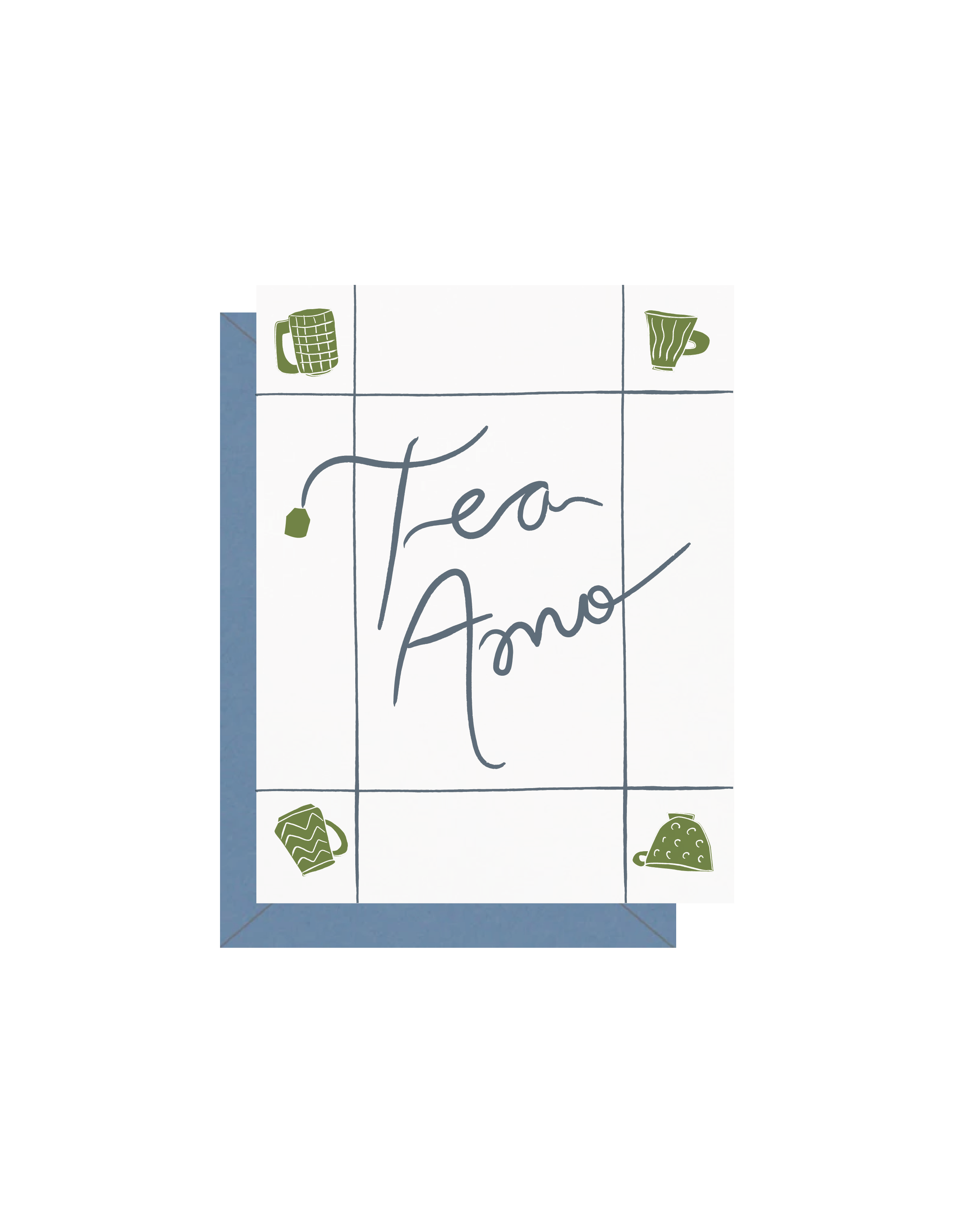 Tea Amo Greeting Card
