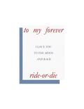 Ride-or-Die Greeting Card