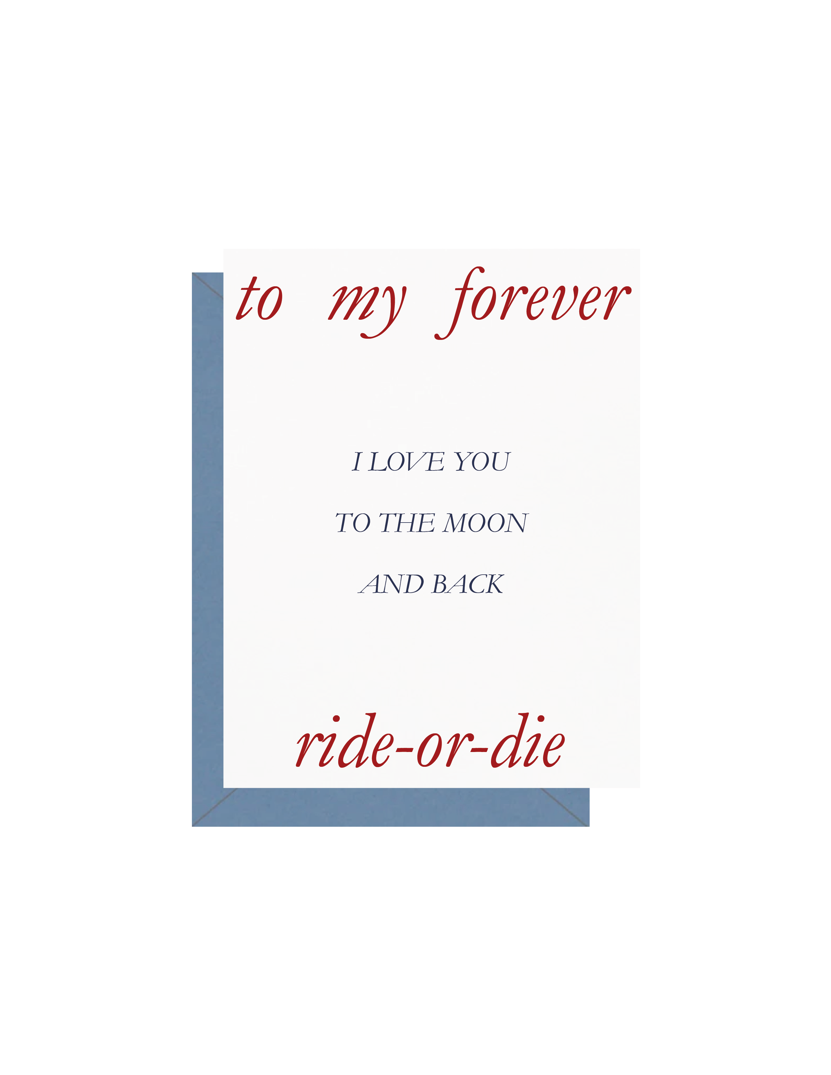 Ride-or-Die Greeting Card