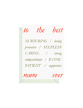 Best Mum Greeting Card