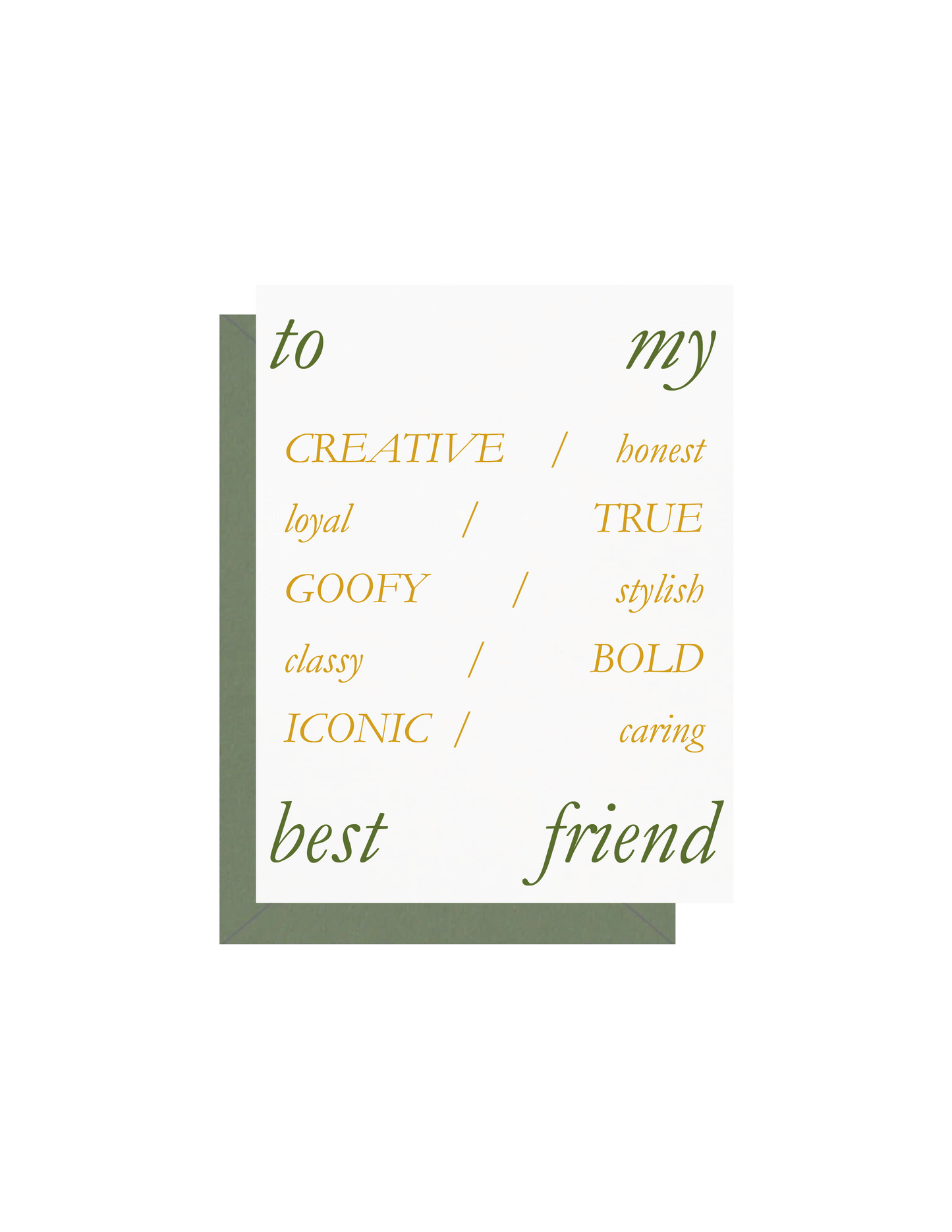 Best Friend Greeting Card