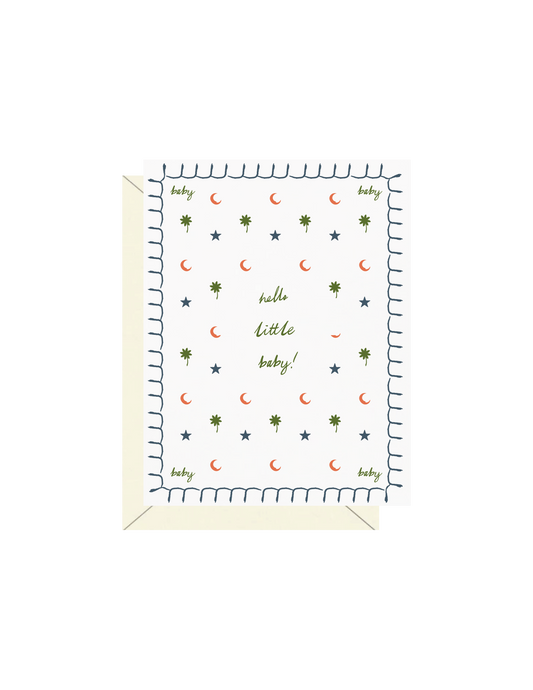 Hello Little Baby / Baby Shower Card
