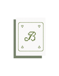 Letter Cross Stitch Greeting Cards