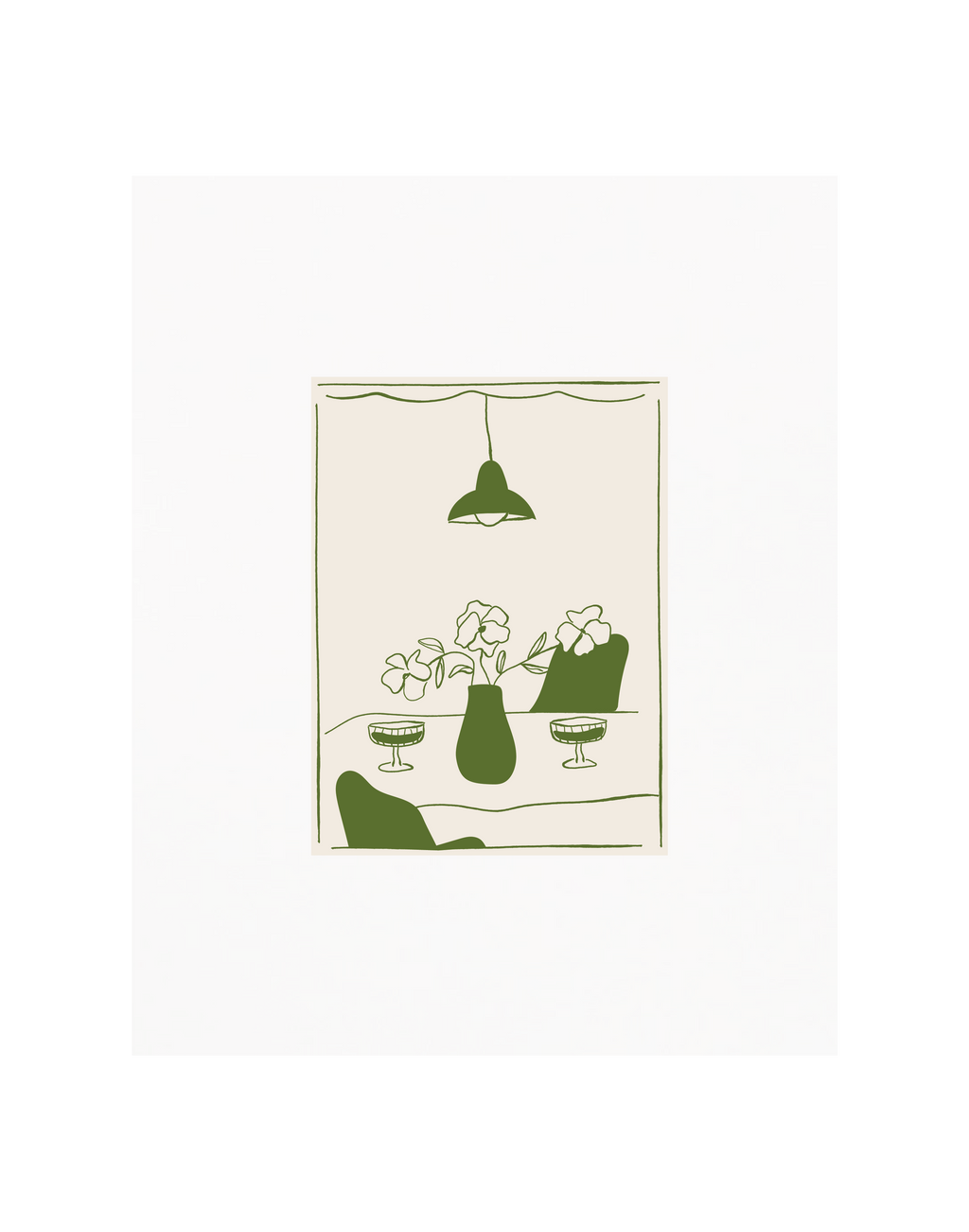 Dining Table Art Print