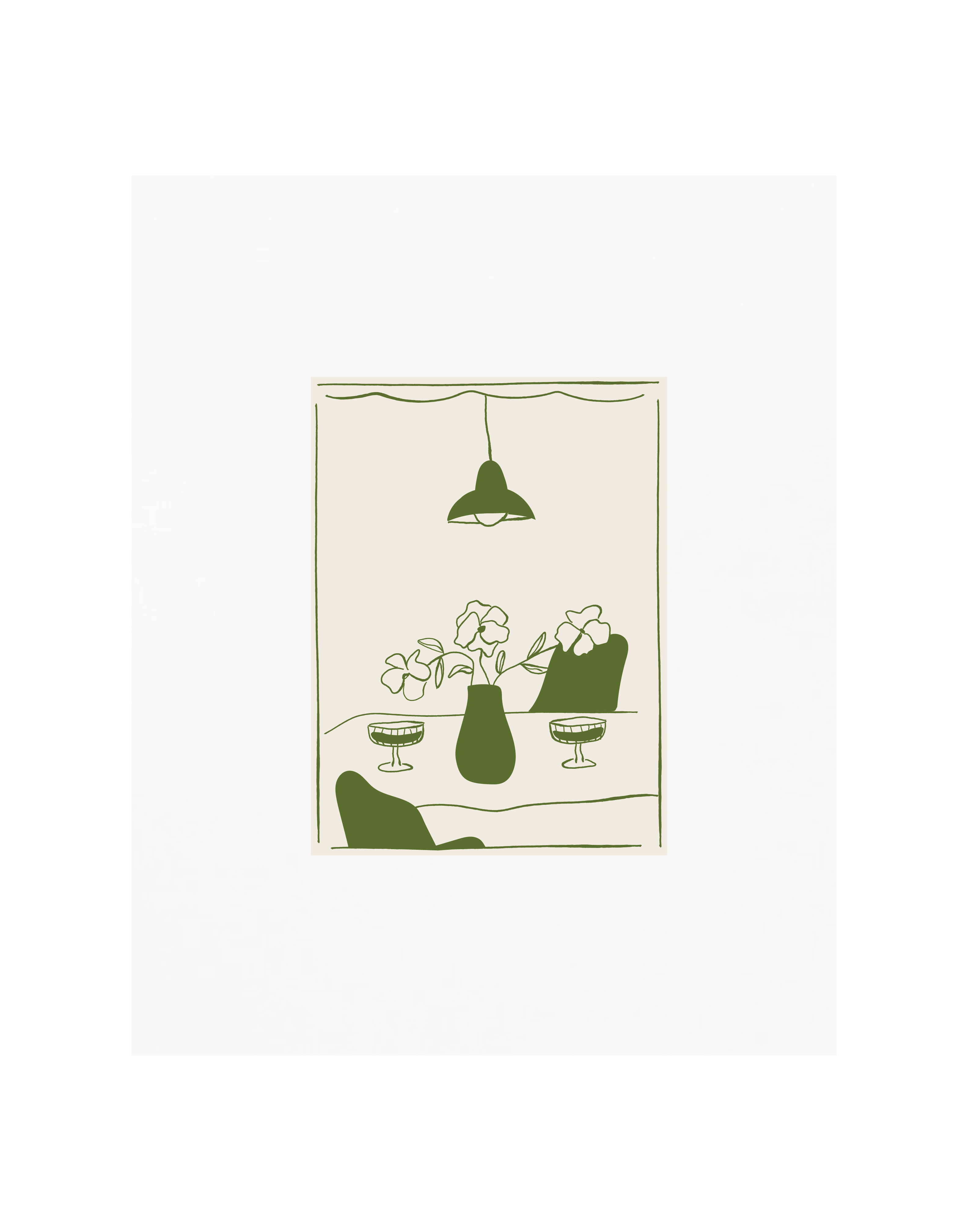 Dining Table Art Print