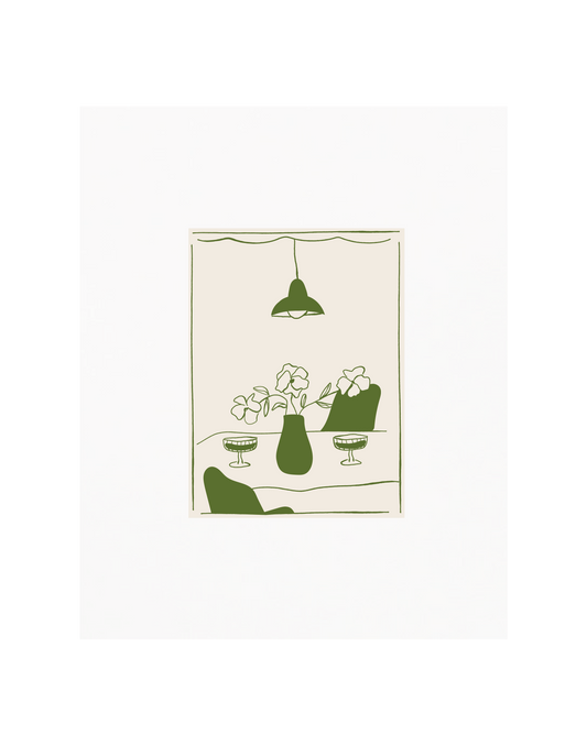 Dining Table Art Print