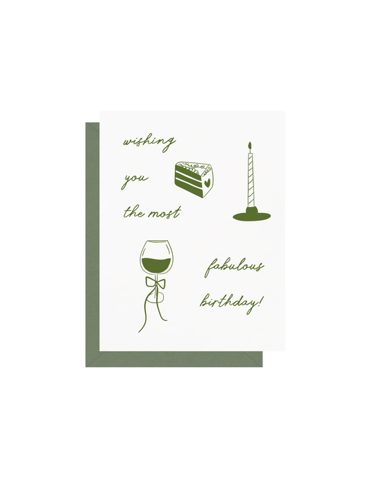 Fabulous Birthday Greeting Card