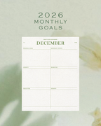 2026 Digital Download Calendar