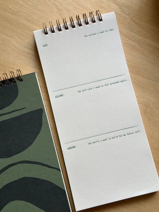 Go, Glow, Grow Notebook