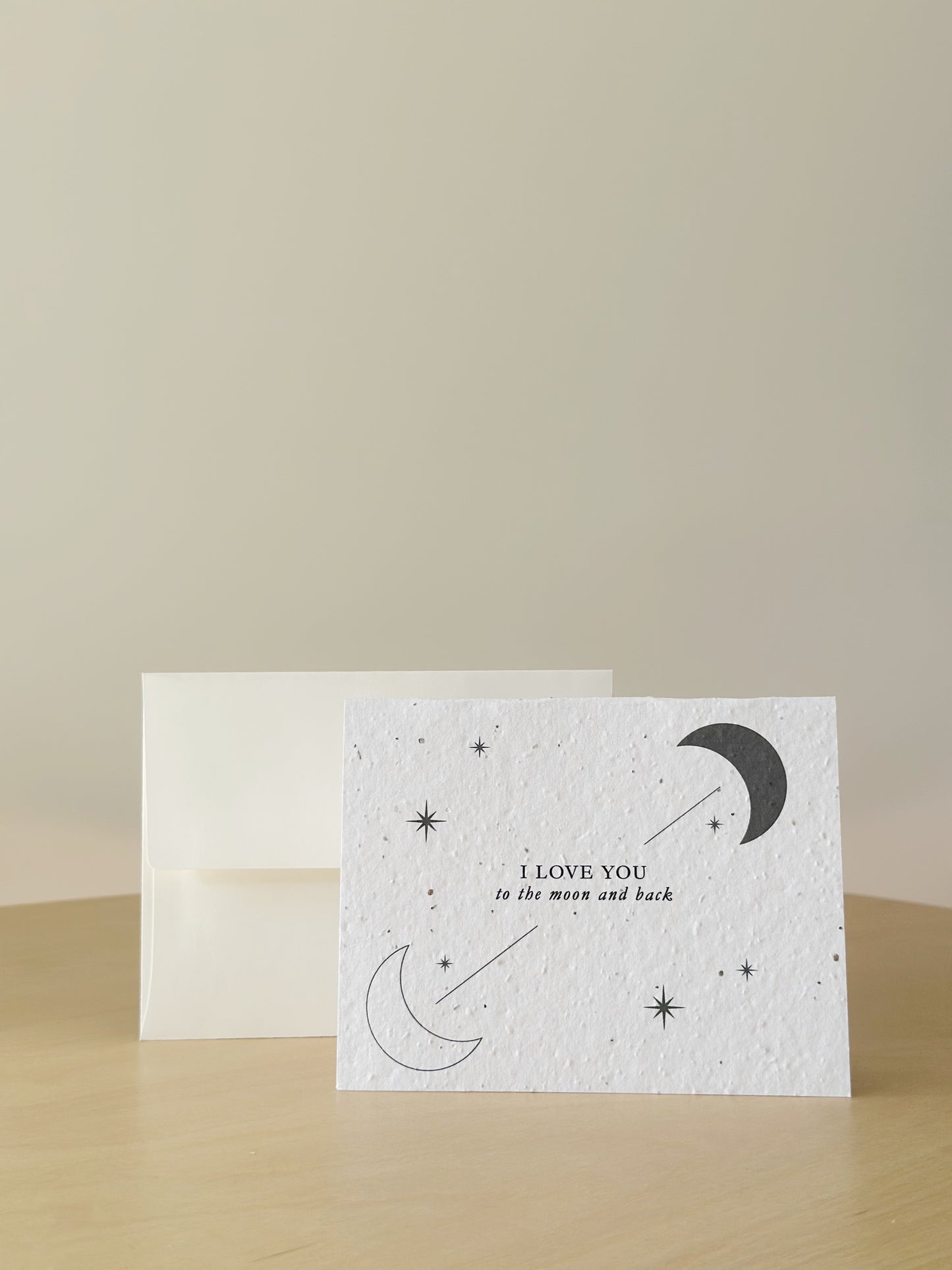I Love You To The Moon & Back Greeting Card