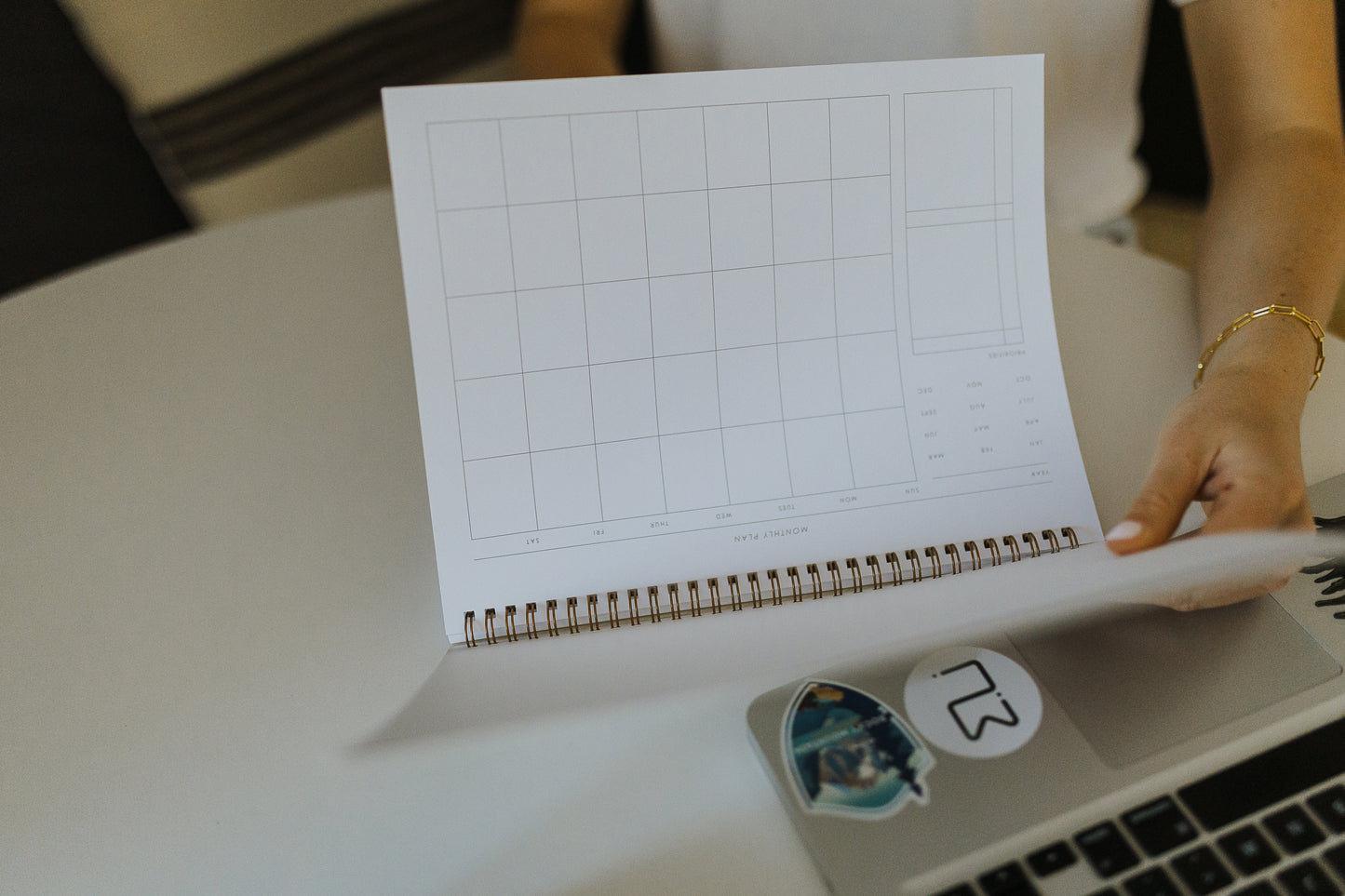 Monthly Intentions Planner - Undated