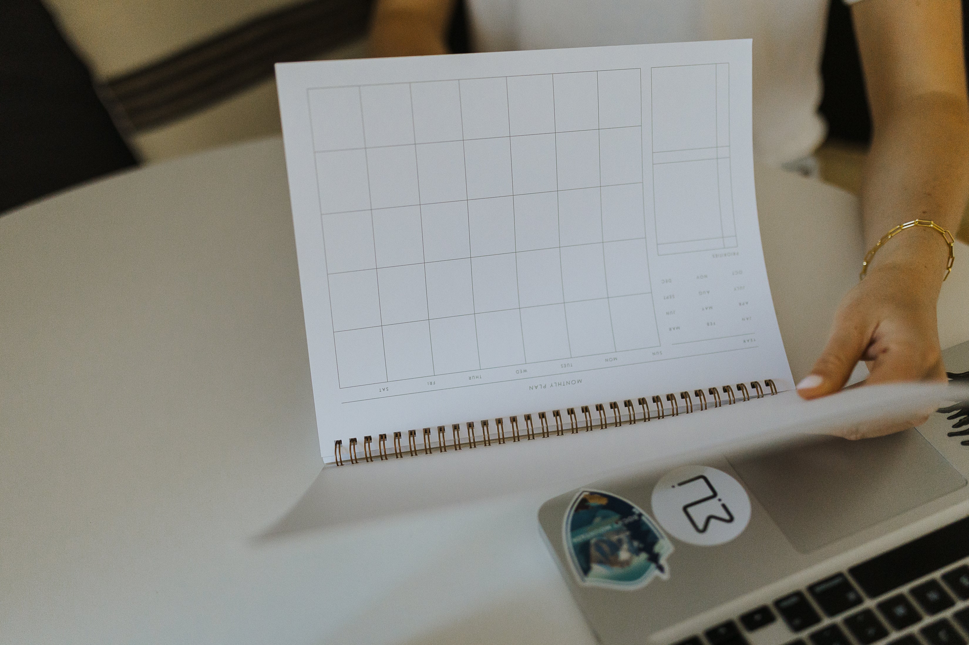 Monthly Intentions Planner - Undated