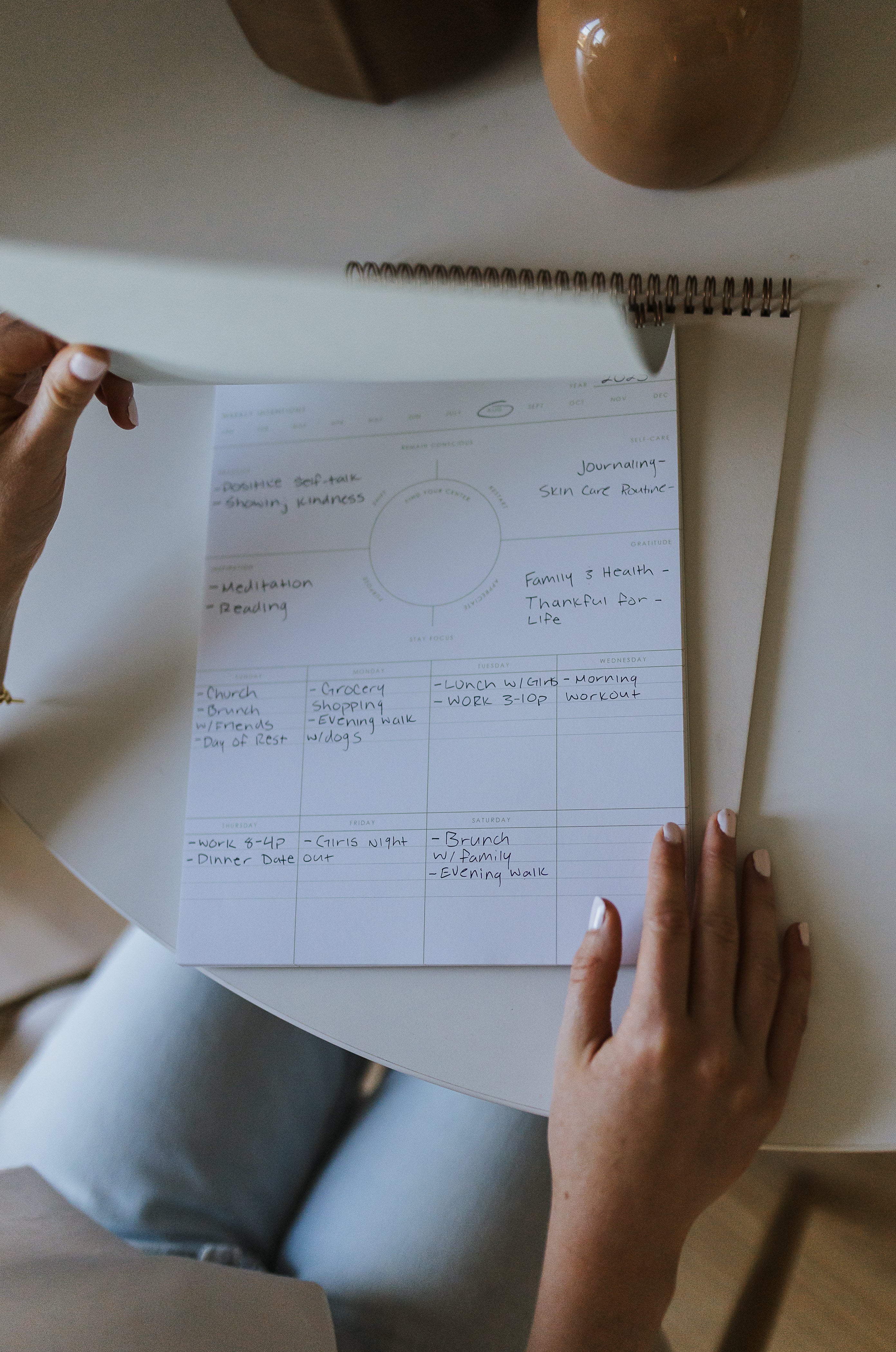 Weekly Intentions Planner - Undated