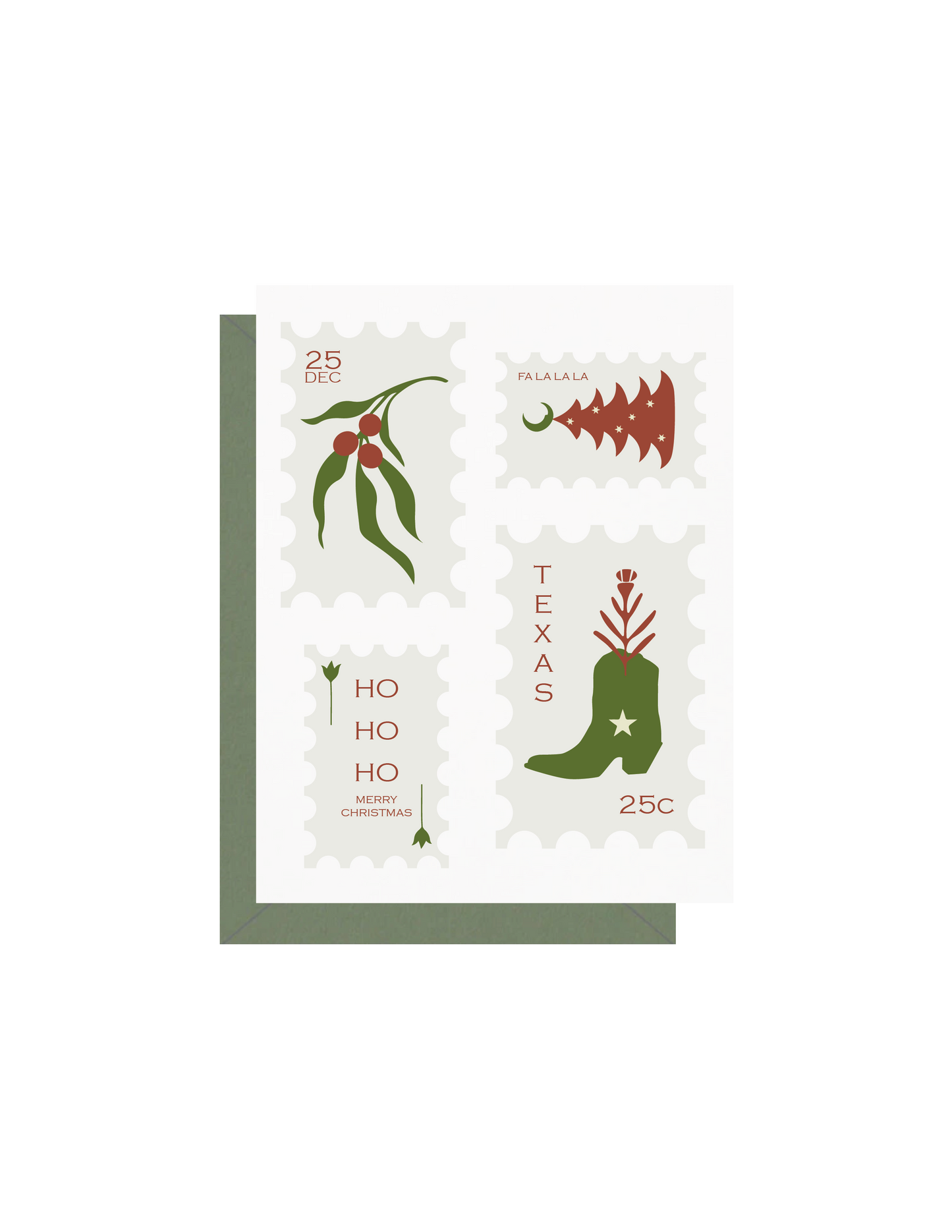 Post Stamp Christmas Card