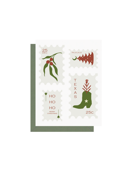 Post Stamp Christmas Card